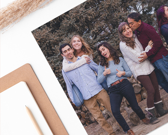 Puzzle con Foto con Cornice formato A3