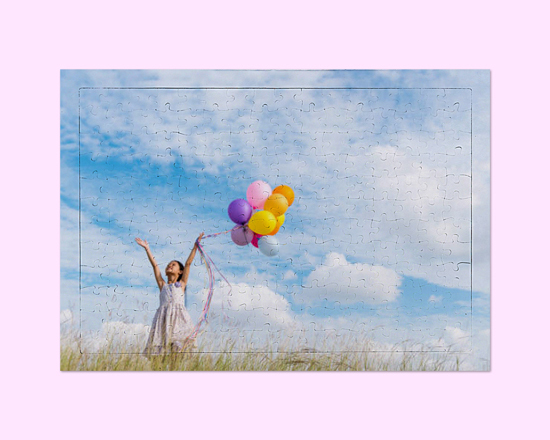 Puzzle con cornice personalizzato con foto, formato A3