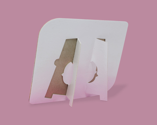 piedistallo puzzle con cornice