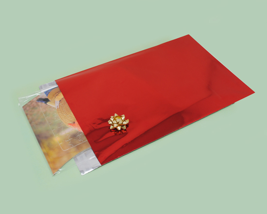 foto puzzle con cornice onda e confezione regalo