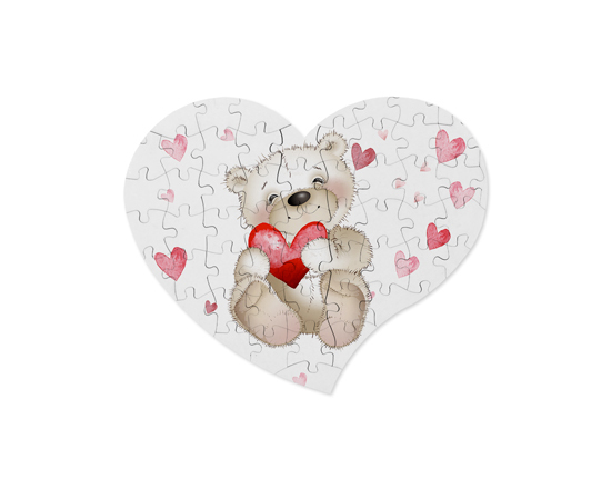 Puzzle masonite con orsetto