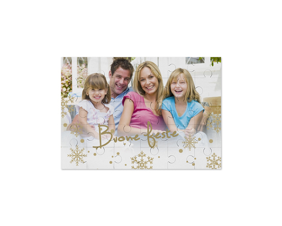 Puzzle in Legno Small White Christmas