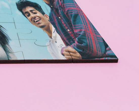 Puzzle quadrato in legno da 25 pezzi