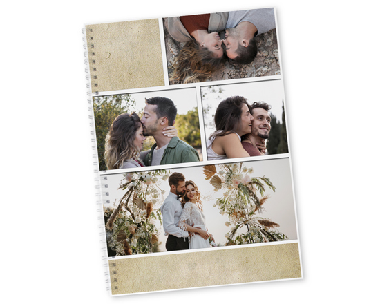 Il quaderno da personalizzare il tuo collage