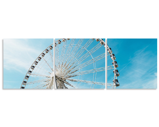 Tela in pannelli personalizzata con immagini di ruota panoramica