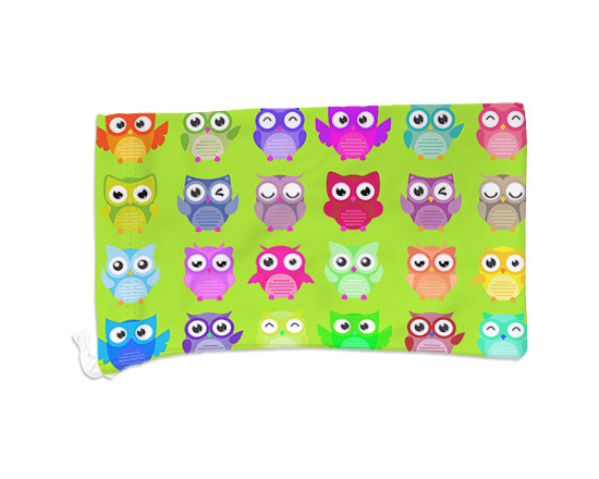 Porta occhiali Gufetti colorati