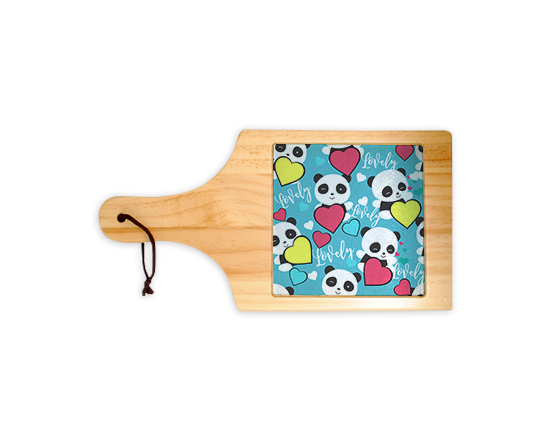 Tagliere in legno Lovely panda