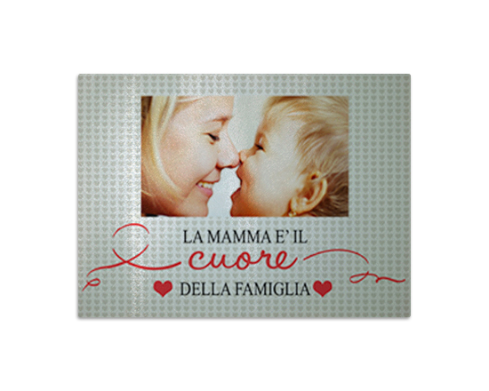 Tagliere personalizzato Heart of family