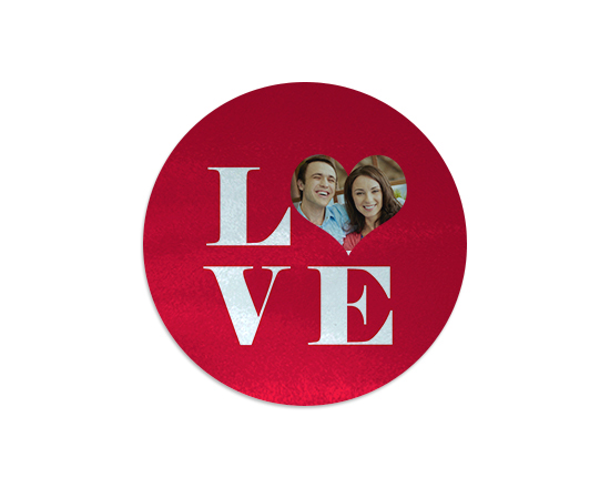Tagliere rotondo in vetro Big Love