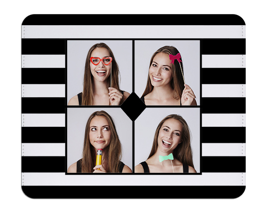 Tappetino-mouse-pelle-con-foto-collage-grafica-righe