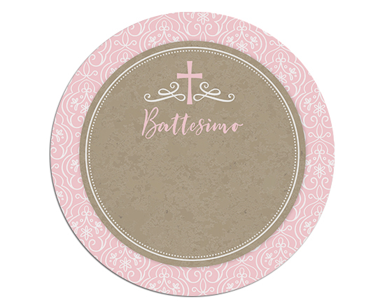 Tappetino mouse tondo Baptism her