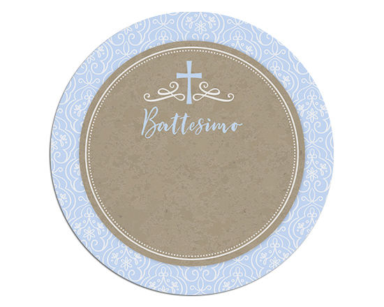 Tappetino mouse tondo Baptism him