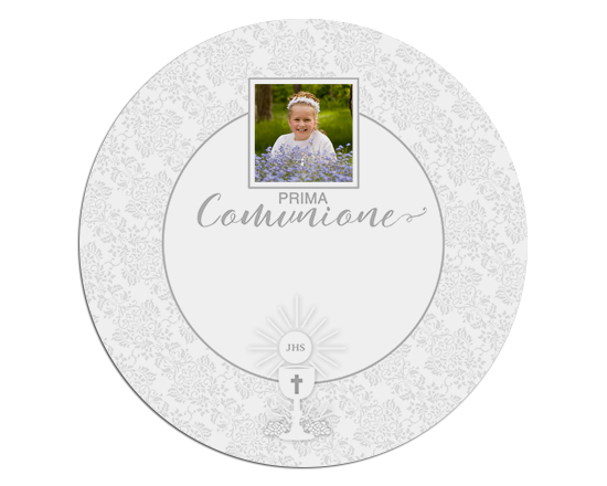 Tappetino mouse tondo Elegant communion