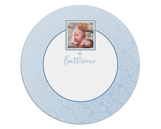 Tappetino mouse tondo Ghirigori celesti