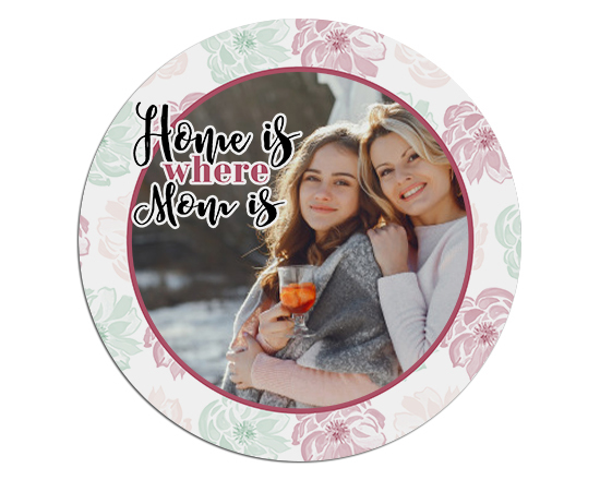 Tappetino mouse tondo Texture bloom