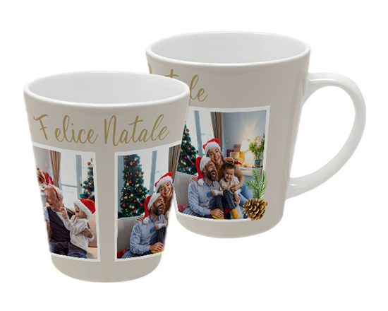 Tazza colazione personalizzata come regalo di natale