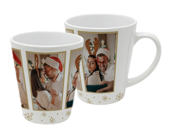 Tazza colazione con grafica natalizia