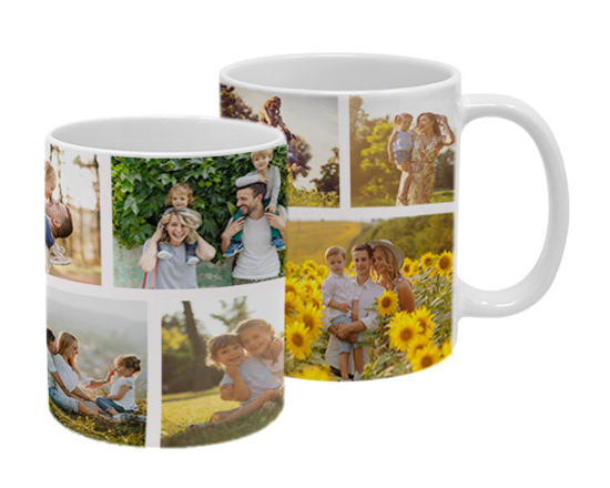Tazza personalizzata con fotocollage