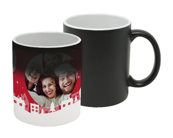 Tazza Magica con foto e grafica Buon Natale