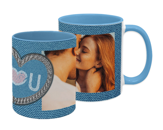 Tazza Panoramica Love Jeans