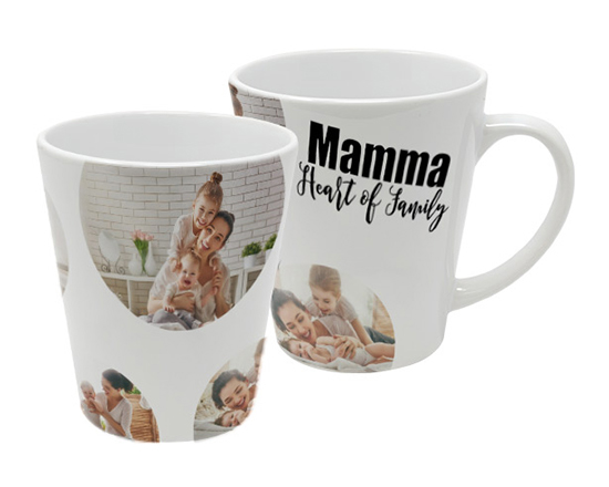 Tazza colazione mamma cuore della famiglia