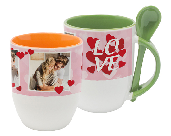 Tazza con Cucchiaino Storm of hearts