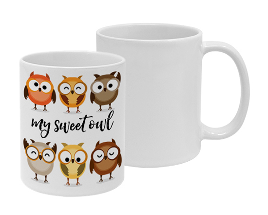 Gufetti colorati per la tua tazza mug