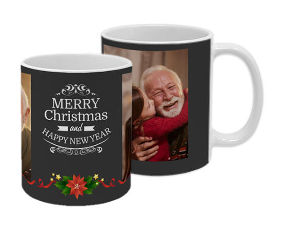 La grafica con i tuoi auguri speciali sulla tazza