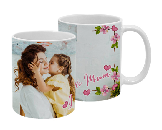 Tazza panoramica per ma mamma con foto