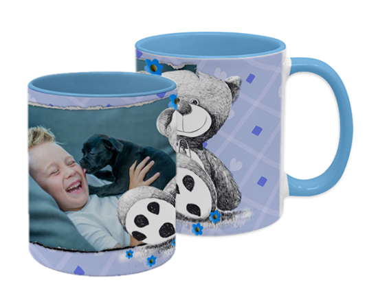 La tazza con il piccolo orsetto da personalizzare