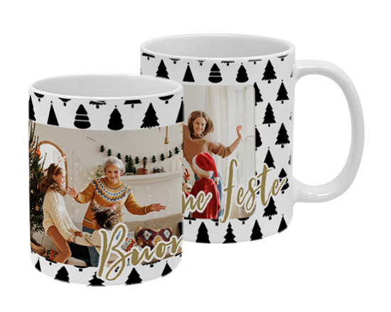 alberelli stampati su tazza