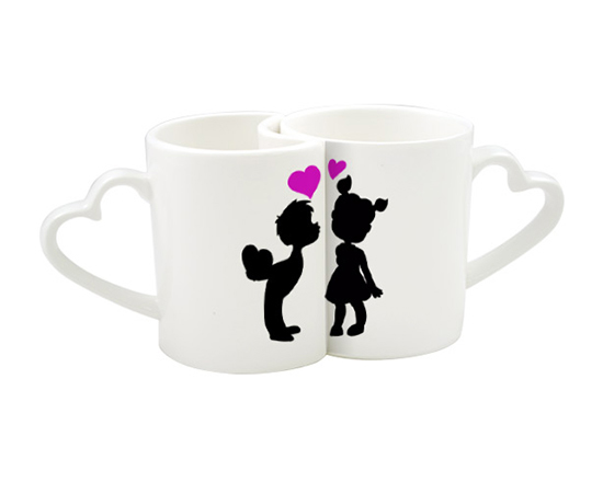 Tazze coppia personalizzate con grafica