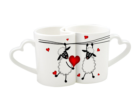 Tazze coppia con grafica Love Sweet sheep