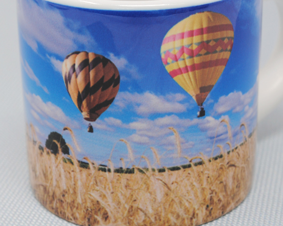 dettaglio stampa della tazzina personalizzata