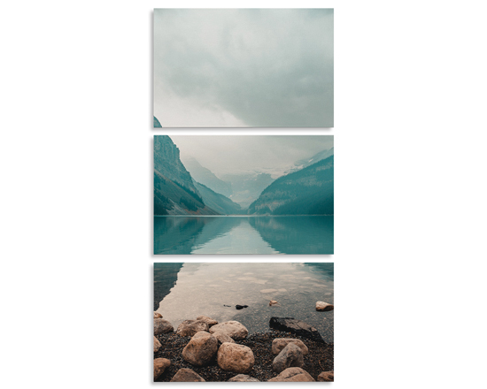 Forma verticale per i tuoi tre pannelli di quadri