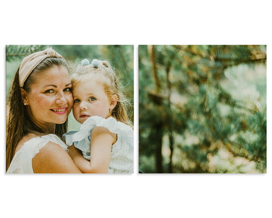 Foto su tela divisa in pannelli