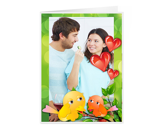 Personalizza biglietto per San Valentino con una tua foto