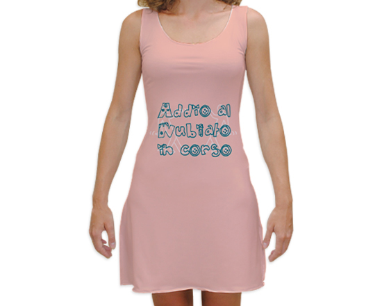 vestito grafica addio al nubilato