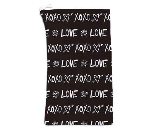 Porta occhiali con grafica romantica