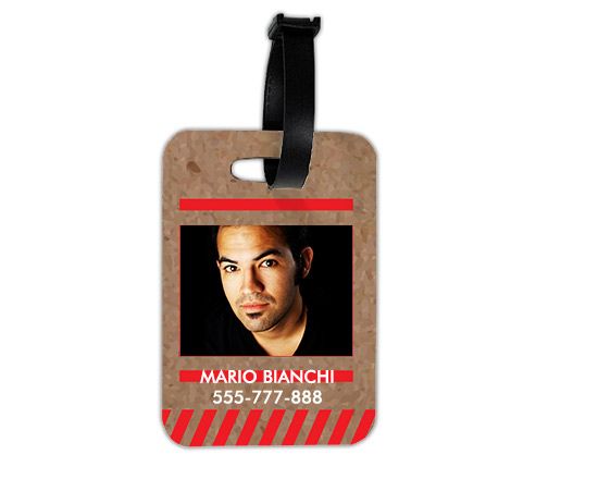 Etichette Bagaglio con grafica da personalizzare