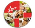 Puzzle rotondo in legno personalizzato