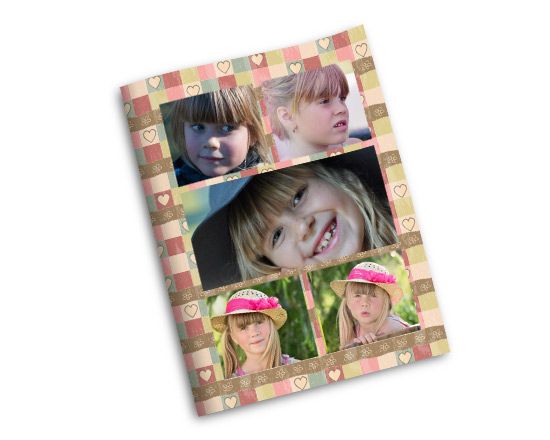 Quaderno con copertina con cuori