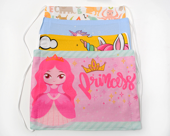 crea mascherina per bambini lavabile