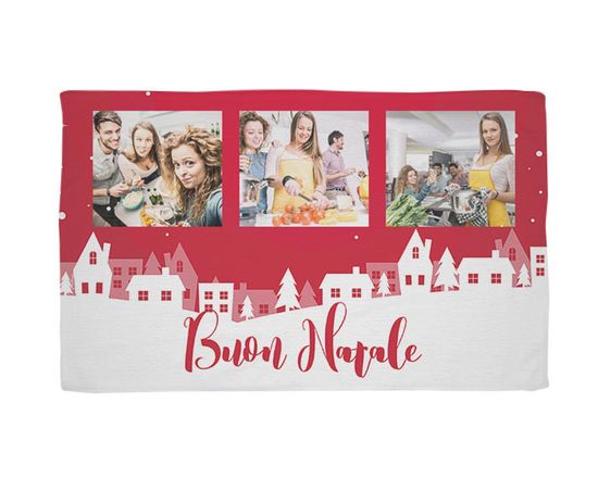 Strofinaccio personalizzato Buon Natale