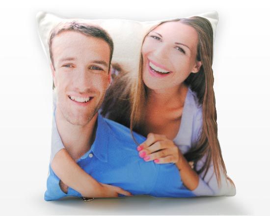 cuscino personalizzato con grafica collage