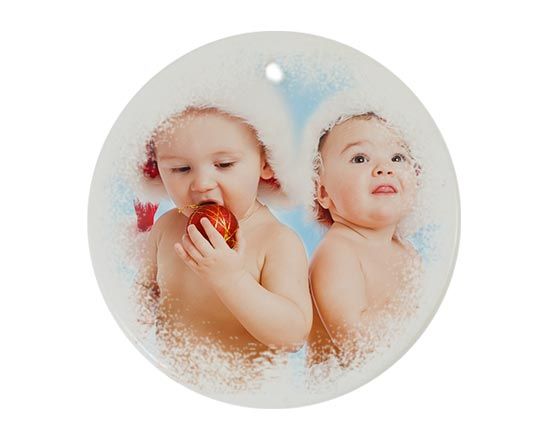 decorazione in ceramica tonda