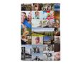 Coperta collage personalizzata con 26 riquadri