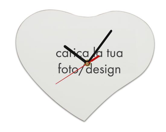 crea orologio personalizzato in masonite a forma di legno