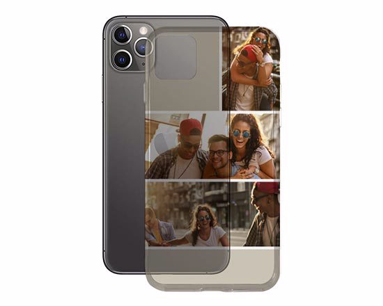Cover Trasparente iPhone 11 Pro collage 3 riquadri