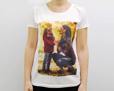 Stampa le tue foto in alta risoluzione su t-shirt in cotone da donna